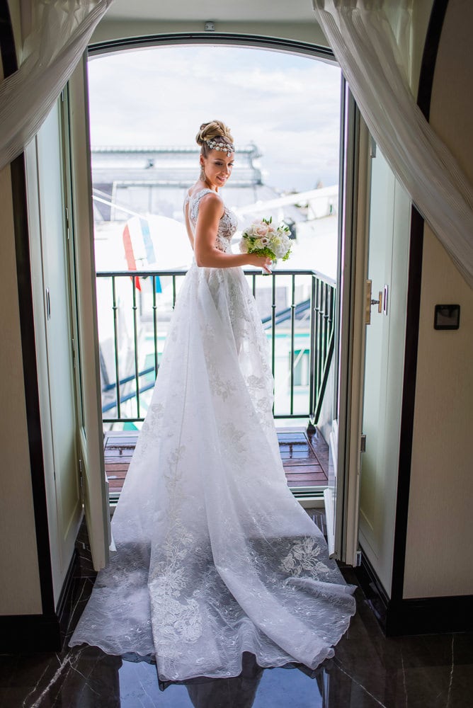 Bridal portrait at the peninsula paris garden suite overlooking the Oiseau Blanc airplane Bridal portrait at the peninsula paris garden suite overlooking the Oiseau Blanc airplane